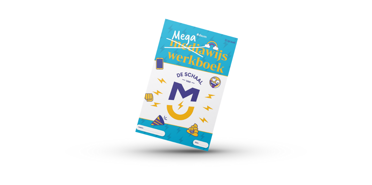 Klaspakket - (Mega)mediawijs Werkboek De Schaal van M voor 5e en 6e leerjaar