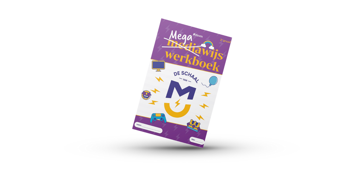 Klaspakket - (Mega)mediawijs Werkboek De Schaal van M voor 3e en 4e leerjaar